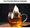 100 pcs Tea Filter Bags,Disposable Empty Loose Leaf Tea Bags (3.54 x 2.75 inch)