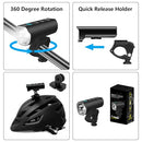 Bike Light Bicycle Lights Front - USB Type C Rechargeable Headlight Bicycle Lights Front Lights Night Riding Bicycle Headlight Led