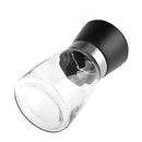 (Black) - BlueSnail Manual Grips Glass Salt Pepper Grinder Seasoning Bottle (Black)