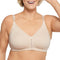 Bali Women's Woman's Double Support Cotton Wire-Free Bra, Soft Taupe,34C