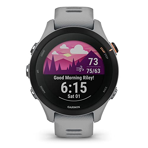 Garmin Forerunner® 255S, Powder Grey, GPS Fitness Smartwatch