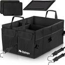 Starling's Car Trunk Organizer - Car Boot Storage Bag, Durable Storage SUV Cargo Organiser Adjustable, Tidy Organization (Black)