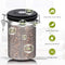 1.8L Coffee Canister, Airtight Coffee Canister with Scoop, Coffee Jar with Built-in Valve, Date Tracker, 2 Spare Filter, Coffee Container for Beans, Ground, Tea, Flour and Sugar Silver