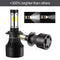 H7 Car LED Headlight 200W 20000LM Globe Bulbs Kit 6500K Xenon White Beam Lamp