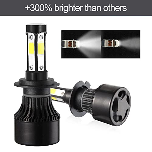H7 Car LED Headlight 200W 20000LM Globe Bulbs Kit 6500K Xenon White Beam Lamp