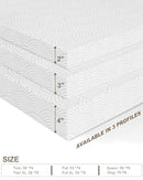 Zenzy 2" Twin Memory Foam Mattress Topper, [Removable] [Washable] Cover and [Adjustable] Straps, CertiPUR-US Certified Twin Mattress Topper, Soft and Breathable for Pain Relief- Dark Gray