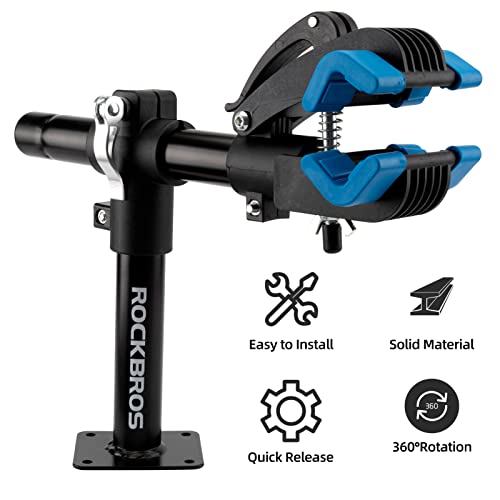 ROCKBROS Bike Repair Stand Bench Mount Home Bike Stand for Maintenance Bike Clamp Workbench Work Stands Bicycle Repair Rack for Road Mountain MTB Bikes