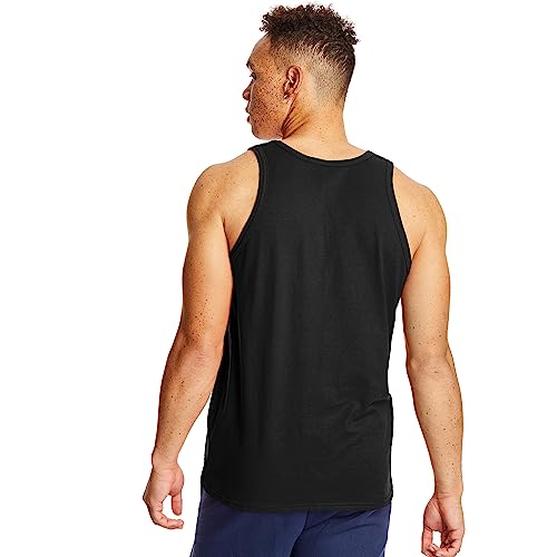 Hanes Men's X-Temp Tank Top 2 Pack, Black, XX-Large