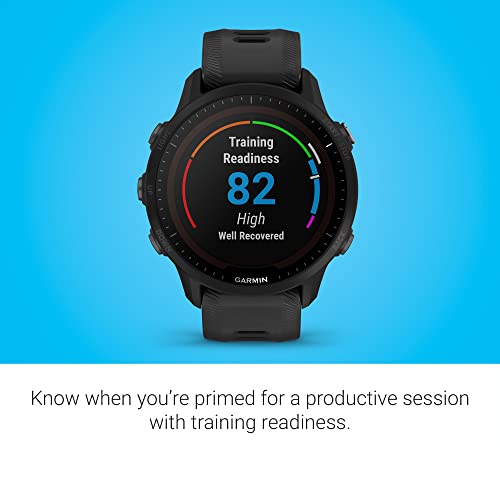 Garmin Forerunner® 955 Solar, Black, GPS Fitness Smartwatch