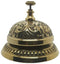 1 X Solid Brass Victorian Style Service Desk Bell