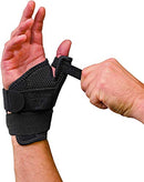 Thumb Spica Splint Wrist Stabilizer Support Brace For thumb Pain, Tendonitis, Arthritis & Sprains One Size Fits Most Fits Both Hands Unisex Black 1 Piece