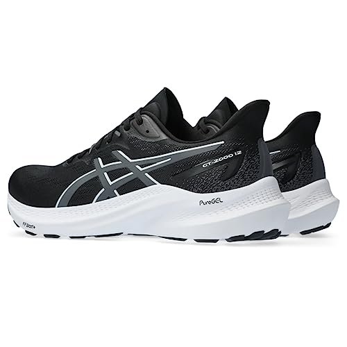 ASICS Men's GT-2000 12 Shoes, Black/Carrier Grey, 11 US