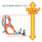 Hot Wheels Track Set with 1 Hot Wheels Car, Tall Figure-8 Track for Race & Stunting, Connects to Other Hot Wheels Tracks, Folds for Convenient Storage Multicolor HMB15