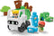 MEGA BLOKS Green Town Sort & Recycle Squad Building Set with 19 Big Building Blocks and Special Pieces, Toy Set for Ages 1 and up