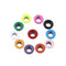 500Pcs 3mm Hole Glossy Mixed Color Eyelet Bulk for DIY Crafts, Bags, Shoes, Clothes, Leather, Fabrics and Scrapbooking