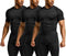 TSLA Men's Cool Dry Short Sleeve Compression Shirts, Athletic Workout Shirt, Active Sports Base Layer T-Shirts TM-MUB20-BLK_Medium