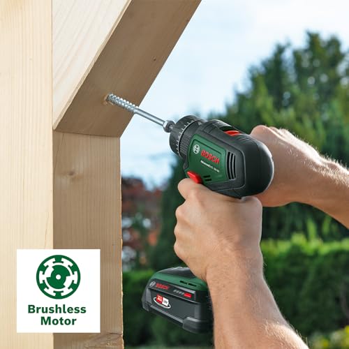 Bosch 18V Cordless Impact Drill Without Battery, With 3 Attachments, for Drilling And Screwdriving, Auxuliary Handle, 82 Nm (AdvancedImpact 18V-80 QuickSnap). Made in Europe.