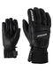 Ziener Adult Guard GTX Grip PR Ski Gloves/Winter Sports | Waterproof, Breathable, Gore-Tex, Primaloft, Leather, Racing, Black (Black), 9