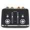 Sunbeam Alinea 4-Slice Toaster with High Lift | Wide Slots & Independent 2-Slice Controls | Dark Canyon Black | TA2740K