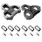 CyclingDeal Bike Cleats Compatible with Look Keo & Garmin Vector - Road Bike Bicycle Cleat Set with Wide Beam Design - 0 Degree