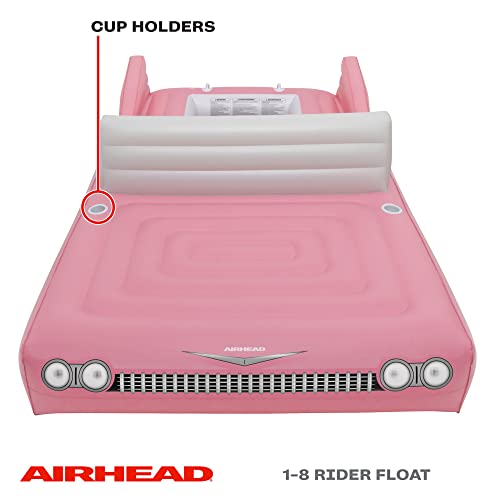 Airhead Classic Cruiser Lake Float, 1-8 Rider Car Lake Float