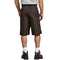 Dickies Men's 13 Inch Loose Fit Multi-Pocket Work Short, Dark Brown, 36