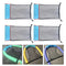 CLISPEED 4Pcs Pool Noodle Floating Mesh Chair Net Foldable Swimming Net Lounge Chair Seat Pool Noodle Sling Net for Kids Adults