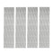 koolsoo 4 Pieces Eva Surfing Skimboard Surfboard Bar Knobs - Grey