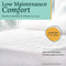 Zen Bamboo Ultra Soft Fitted Bamboo Mattress Pad - Premium Hypoallergenic Bamboo Mattress Topper with Honeycomb Cooling Technology - Queen
