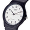 Casio Unisex Classic Analogue Watch, White Dial, Black Band