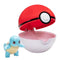 Jazwares Pokémon Clip 'N' Go Pokeball & Battle Figure Set, 3-Pack - Let's Go Starters Charmander, Bubasaur, Squirtle with Poke Balls - Officially Licensed - Gift for Kids