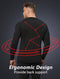 OYGSieg 3 Pack Mens Thermal Shirts Long Sleeve Compression Shirts Athletic Base Layer Top Cold Weather Gear Underwear, 3 Pack(black and Grey), Small