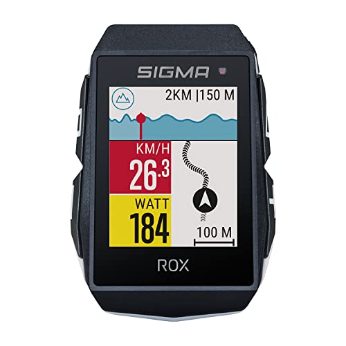 Sigma Sport ROX 11.1 EVO White | Wireless Bicycle Computer GPS & Navigation Including GPS Holder | Outdoor GPS Navigation with Smart Functions