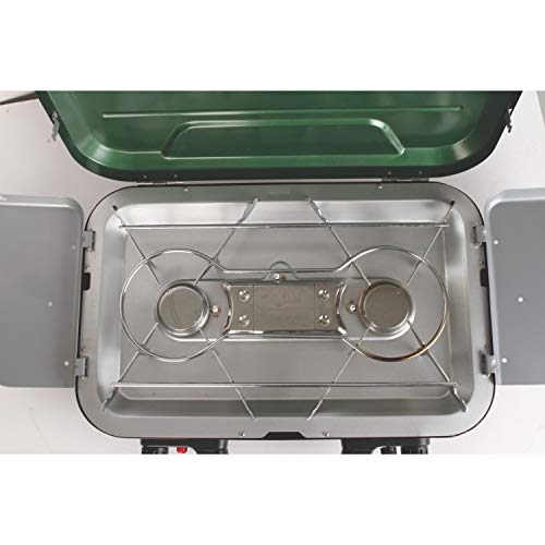 Coleman Stove EvenTemp™ with Griddle and Grease Cup, 3 Burner Stove