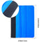 2 Pieces Wallpaper Smoothing Tool, Vehicle Vinyl Felt Squeegee Window Tint Film Tool for Peel and Stick Wallpaper (Blue)