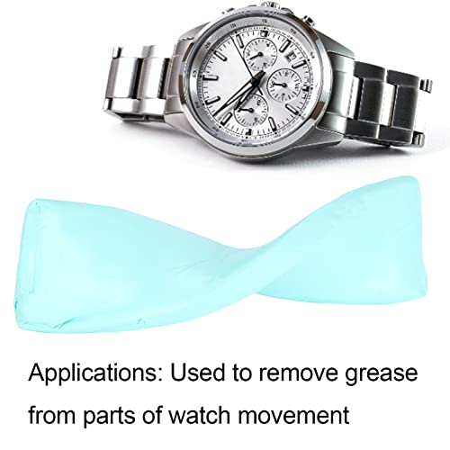 Watch Cleaning Clay, Professional Watch Cleaning Spatula, Cleaning Compound Rubber Movement Dirt Grease Removal Cleaner Clay Universal Dust Cleaner Mud for Wheel Tang Repair Tool