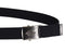 Dickies Men's Cotton Web Belt With Military Logo Buckle, Black, One Size