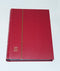 Lighthouse Hardcover Stamp Album Stockbook With 64 Black Pages, Red, LS4/32