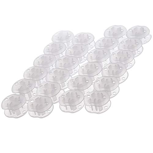 Dreambaby Electric Outlet Socket Plug Cover - Baby Proofing Plug Protectors - Power Point Safety Plugs Guard Covers - 48 Count