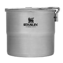 Stanley Adventure Stainless Steel Camping Cooking Set for Two 1.0L / 1.1 QT with Bowls and Sporks - 6 Piece Camp Cook Set - Stainless Steel Pot with Lid - Cookware for Backpacking and Camping