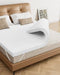 Zenzy 2" Twin Memory Foam Mattress Topper, [Removable] [Washable] Cover and [Adjustable] Straps, CertiPUR-US Certified Twin Mattress Topper, Soft and Breathable for Pain Relief- Dark Gray