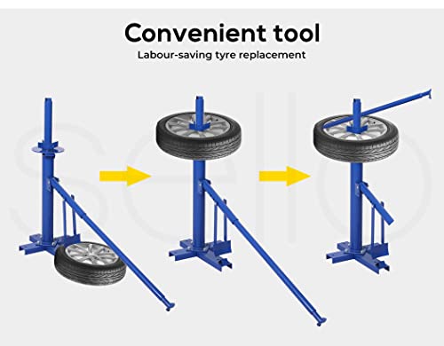 Portable Tyre Changer 8"-18" Tyre Bead Breaker Tyre Fitting Home Workshop Blue