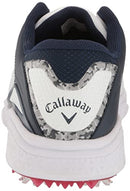 Callaway Men's Coronado V3 Golf Shoe, White/Blue/Red, 12