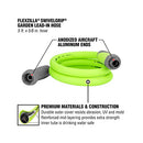 Flexzilla Garden Lead-in Hose with SwivelGrip, 5/8 in. x 5 ft., Heavy Duty, Lightweight, Drinking Water Safe, ZillaGreen - HFZG505YWS-E