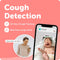 Cubo Ai Plus Smart Baby Monitor with Wall Mount: Sleep Safety Alerts for Covered Face, Danger Zone & Sleep Analytics - 1080p HD Night Vision Camera, 2-Way Audio, Cry & Temperature Detection…