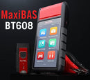 Autel MaxiBAS BT608 2024 Version 12v Car Bettery Tester Automotive Electrical System Tester Adaptive Conductance All System Diagnostic AutoScan VIN scan Read/Clear Code Upgraded BT508 BT506