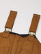 Dickies Men's Duck Insulated Bib Overall, Brown Duck, Small
