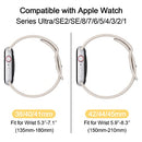 [4 Pack]Silicone Bands for Apple Watch Bands 38mm 40mm 41mm 42mm Women Men, Soft Adjustable Comfortable Replacement Sport Strap Women Men for iWatch Series 10/9/8/7/SE/6/5/4/3/2/1