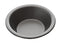 MASTERPRO MPHB73 Round Pie Dish, Carbon Steel/Black