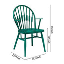 CangLong KU-191395 Dining Chairs, Green